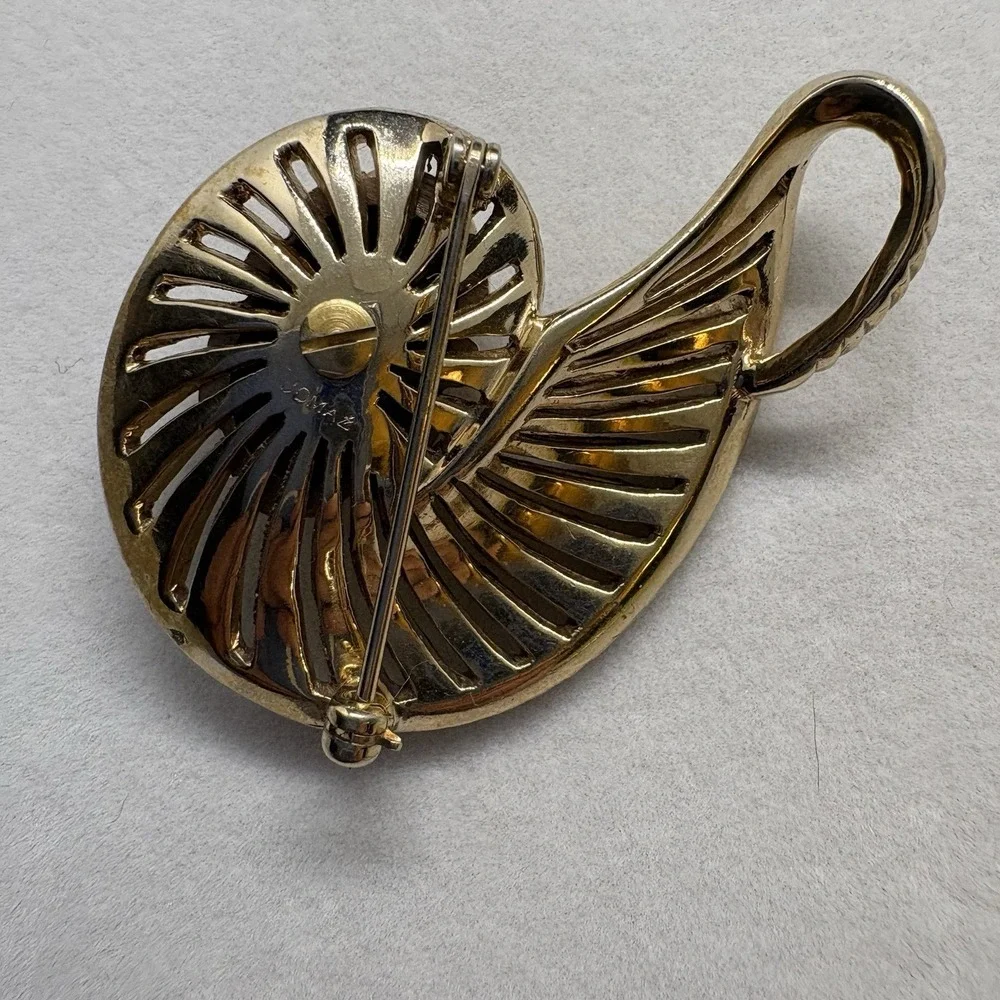 Collectible Vintage‎ REBAJES Copper Pendant + Brooch